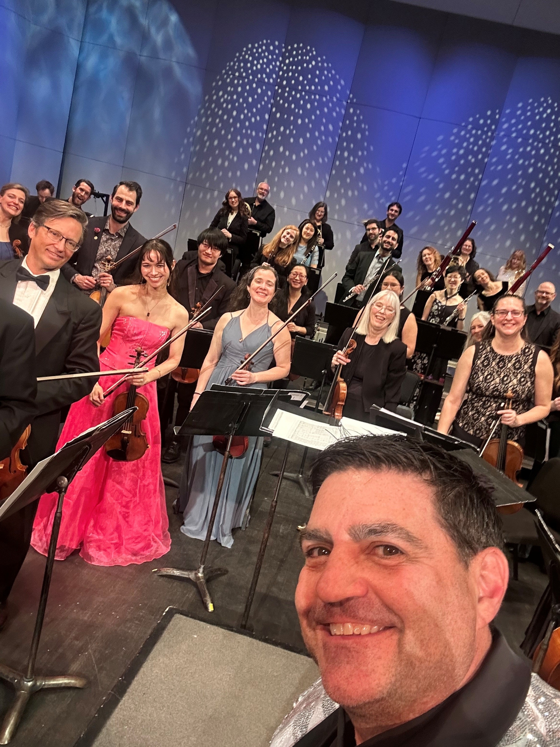 Sean orch selfie - Night at the Oscars